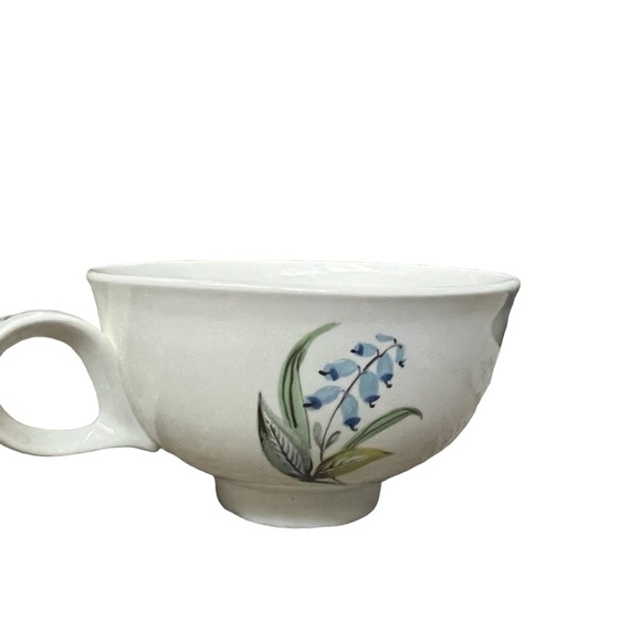 3 Hall Hallcraft Eva Zeisel Bouquet Bread & Butter Oval Plate + Teacup & Saucer - Picture 9 of 15